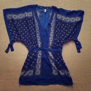 Free People Santa Cruz Chiffon Dress XS