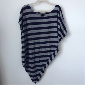 Torrid Asymmetrical Striped Top