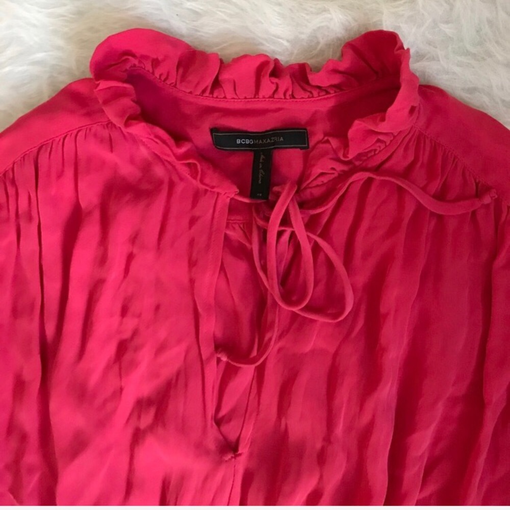 BOGO BCBG MAXAZRIA PINK Chiffon dress xs