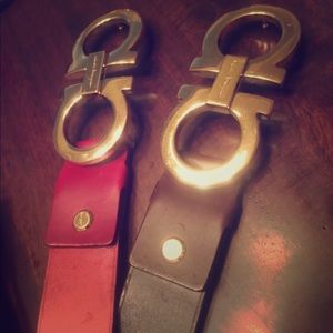 Ferragamo belt $140 each only brown left