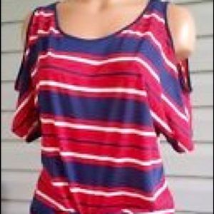 NWT Michael Kors Cold Shoulder Top