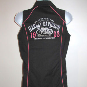 Harley Davidson MotorClothes Snap-Front Shirt