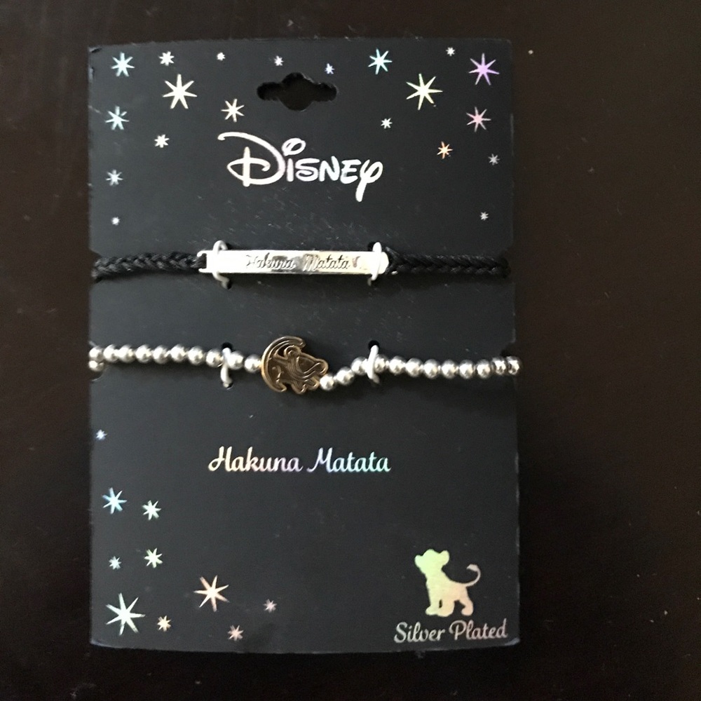 Disney lion king silver plated bracelets