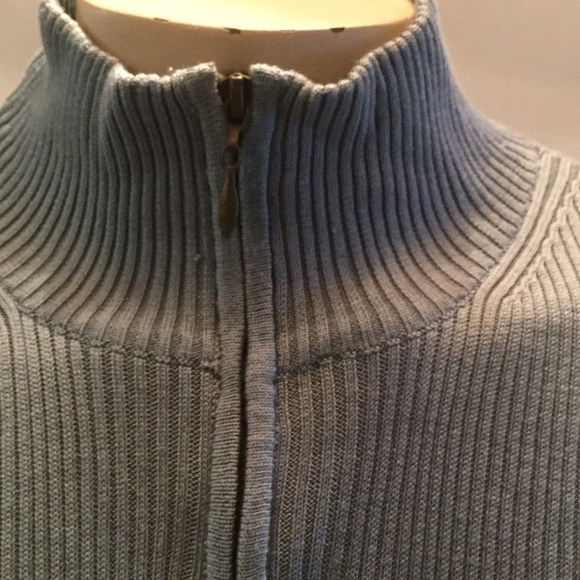 Field Manor 100% silk sweater blueish green XL - Picture 2 of 5