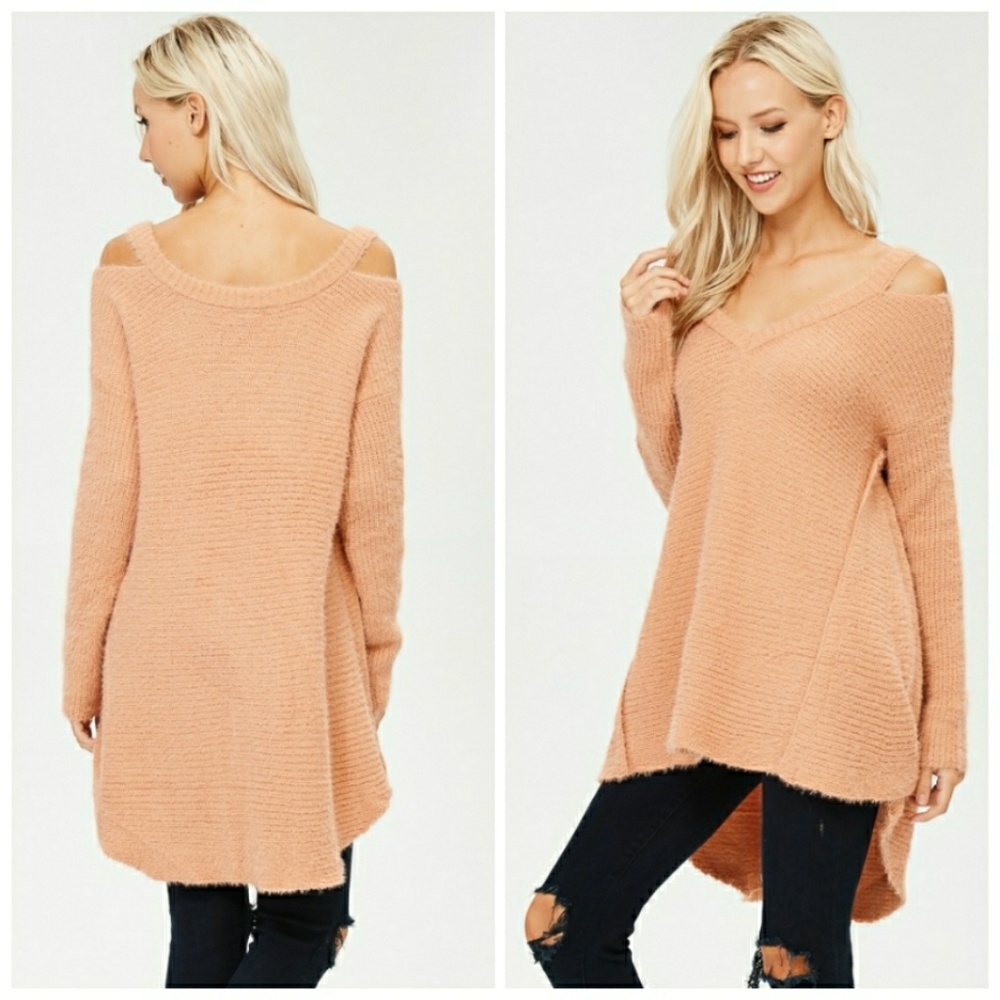 SOLD HP PICK NWT OFF SHOULDER LONG SLEEVE SWEATER - Picture 3 of 4