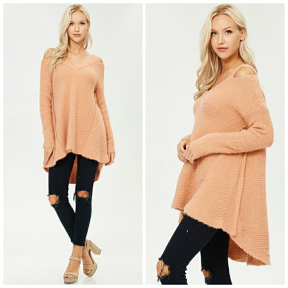 SOLD HP PICK NWT OFF SHOULDER LONG SLEEVE SWEATER - Picture 2 of 4