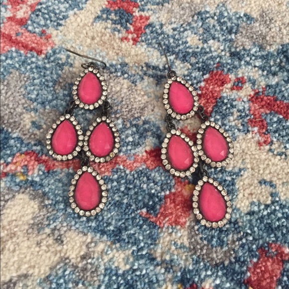 Anthropologie Jewelry - Cute pink Anthropologie earrings.
