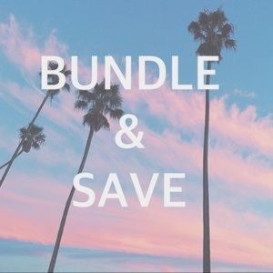 Bundle 2 or more items and I'll send you an offer!