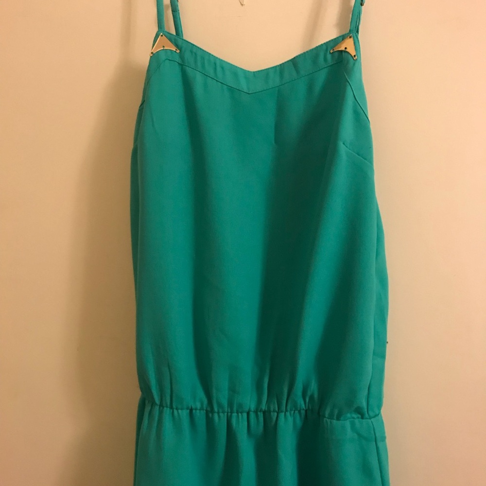 Beautiful green medium comfortable flowy Dress
