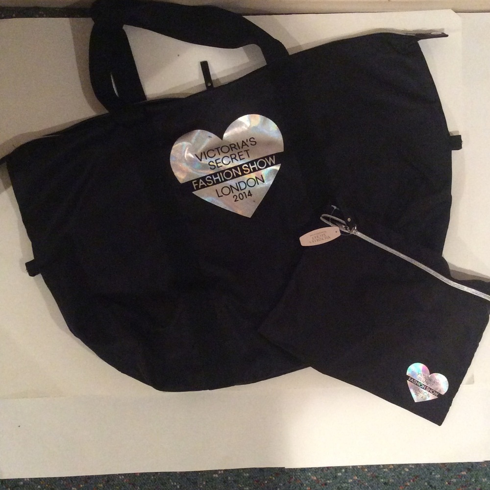 Brand new Victoria's Secret Tote and small zip