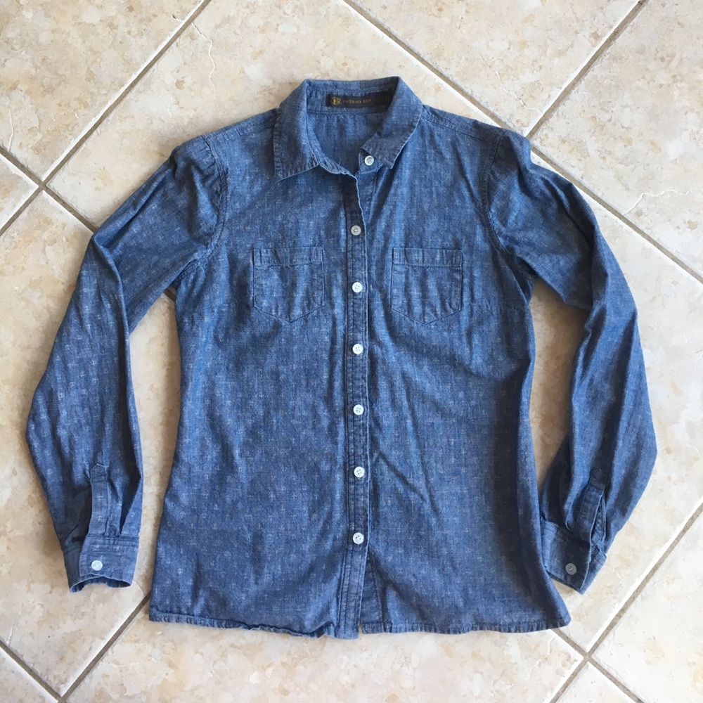 Chambray button down shirt