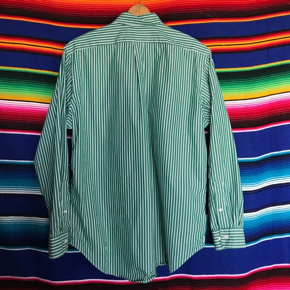 Polo Button Down Striped Men’s - Picture 5 of 5