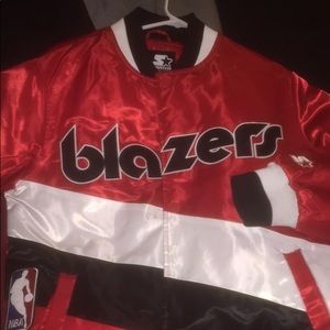 Blazers Throwback starter jacket