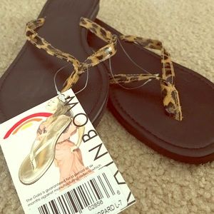 Brand new, never worn cheetah Rainbows