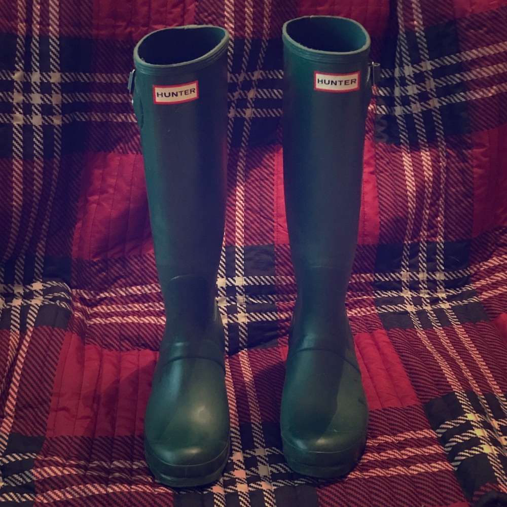 🌲Matte HUNTER RAIN BOOTS ☔️ | Hunter Green 🌲