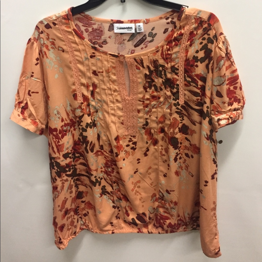 NWNT ST. John's Bay 3X 100% Viscose Shirt.