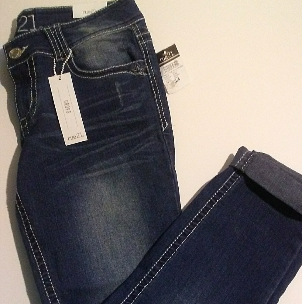 Rue21 Crop Jeans 3/4 Girls