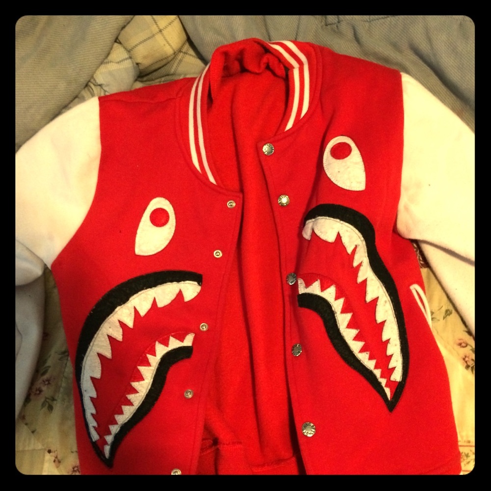Red bape jacket