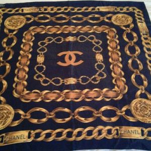 Vintage Chanel Silk Scarf