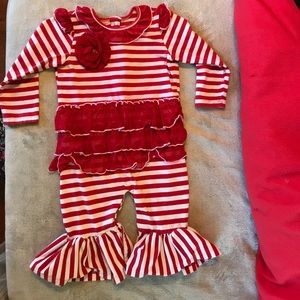 Mustard pie Red romper