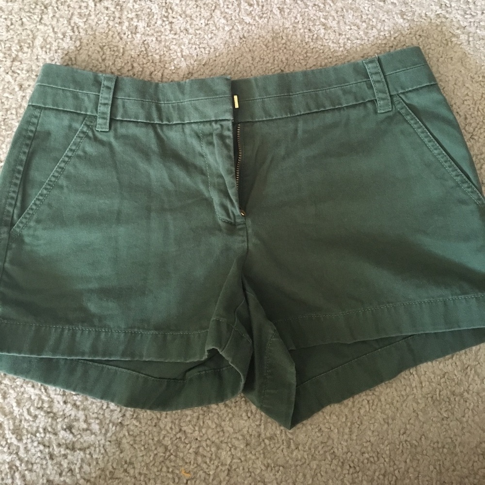 Hunter Green J.Crew 3” Chino Short