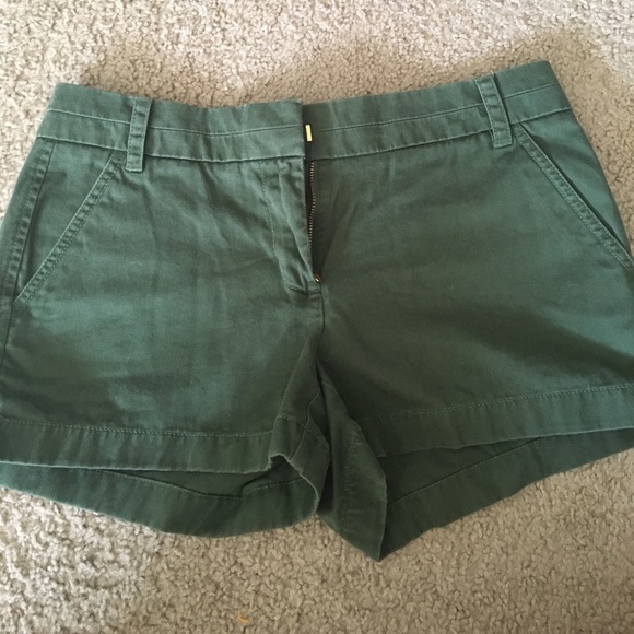 Hunter Green J.Crew 3” Chino Short - Picture 1 of 3
