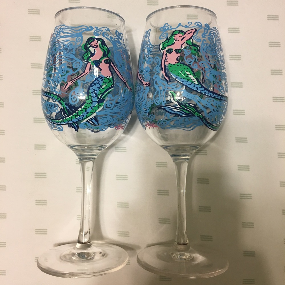 Mermaid Wine Glasses