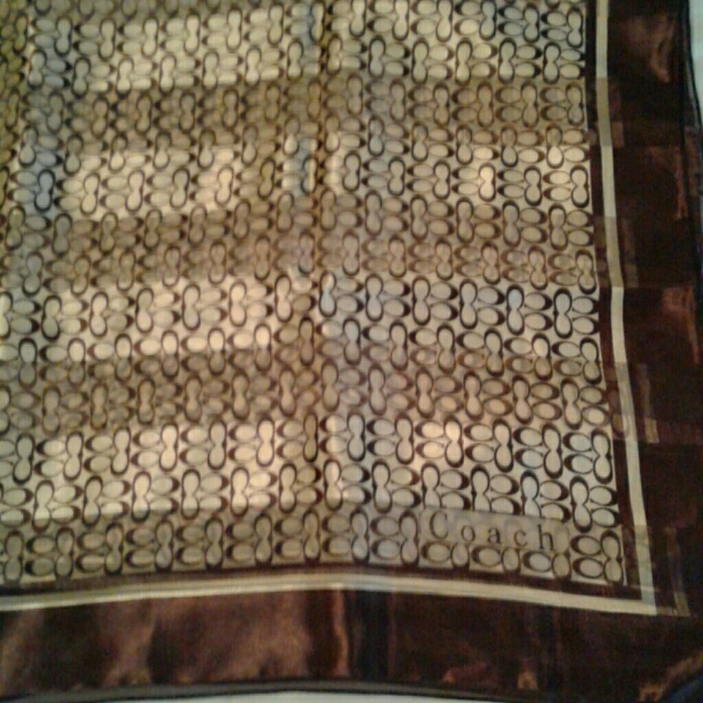 Coach Silk Scarf
