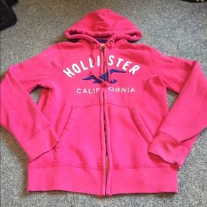 Hollister zip up hoodie size medium