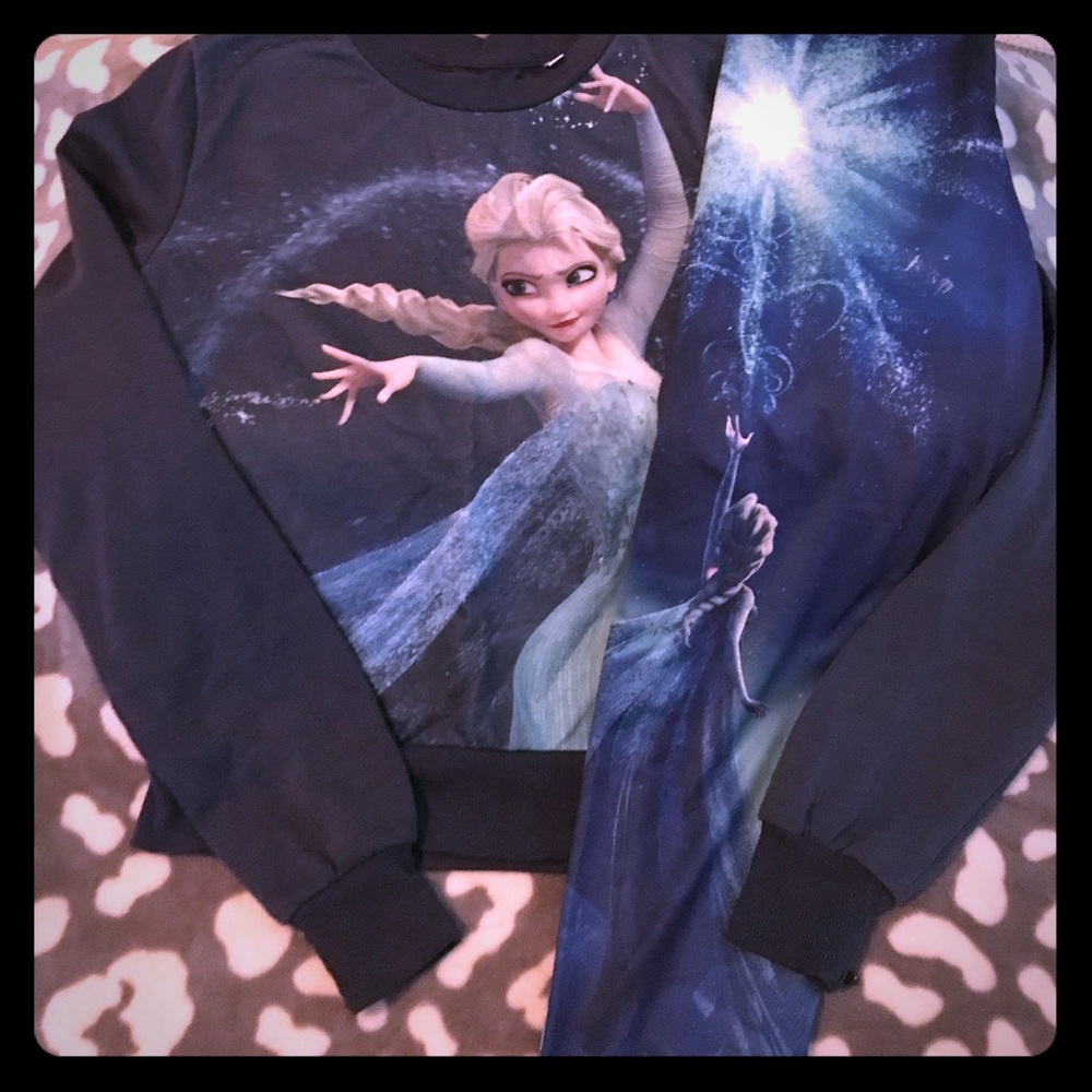 Disney Frozen Girls Outfit NWT