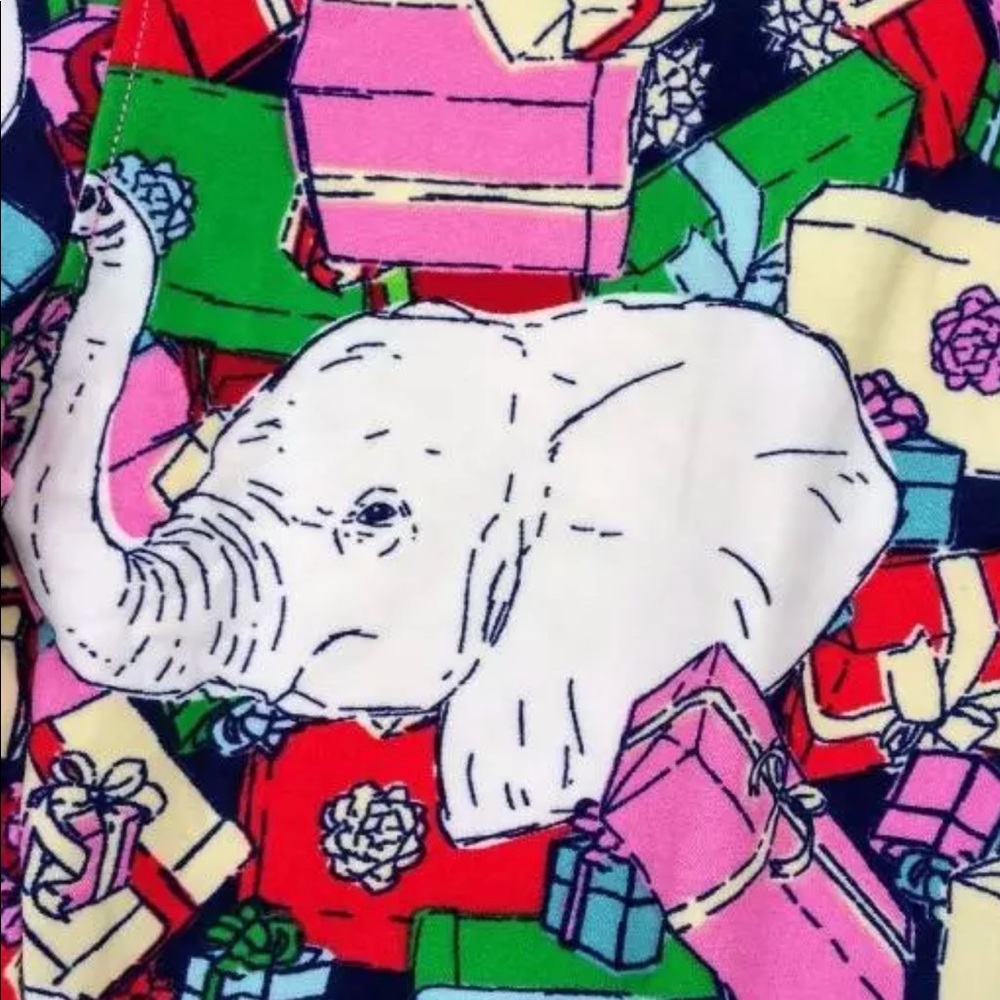 LuLaRoe 2017 Holiday White Elephant OS Leggings