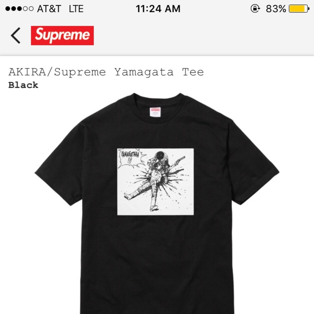 Supreme yamagata tee
