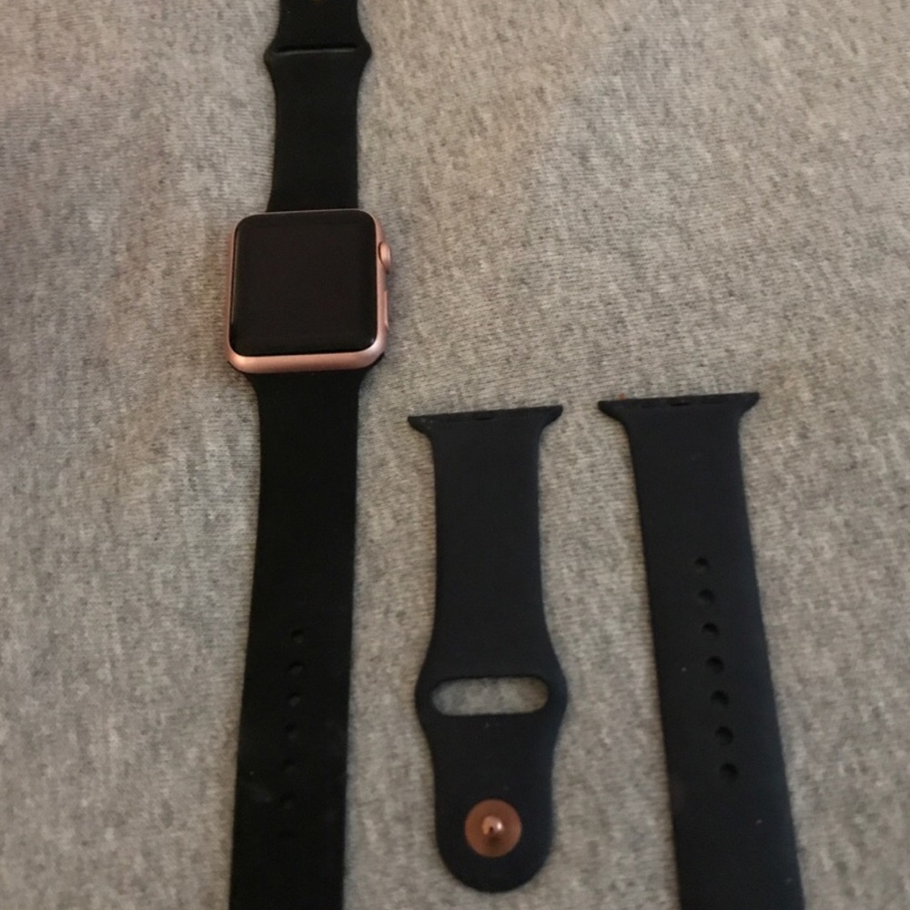 🖤 ON HOLD 🖤 Navy/ Rose Gold Series 1 Apple Watch