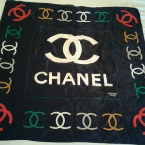 Vintage CHANEL silk scarf