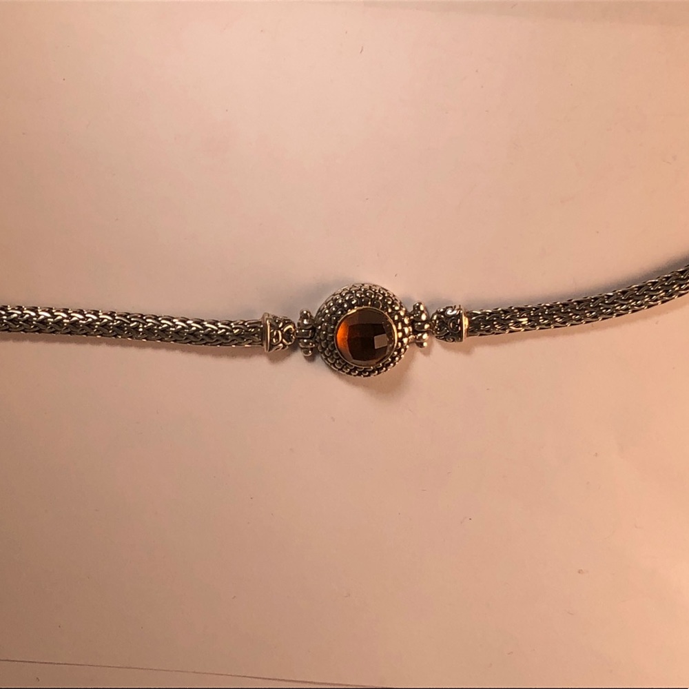 New with tags, sterling silver/18K 8” bracelet