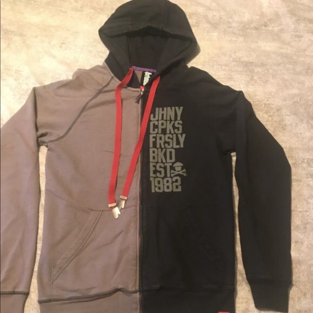 Johnny Cupcakes Zip up hoodie