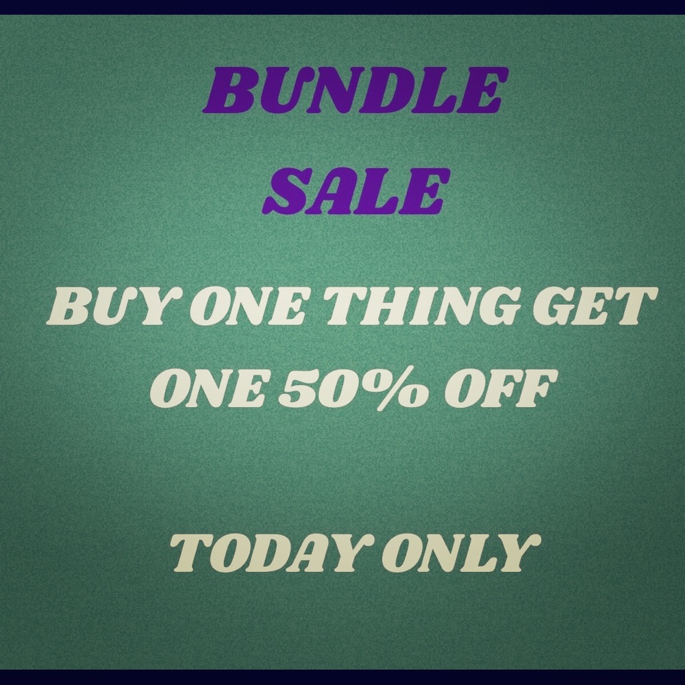 BUNDLE SALE TODAY ONLY