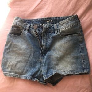High Waisted BDG Denim Shorts