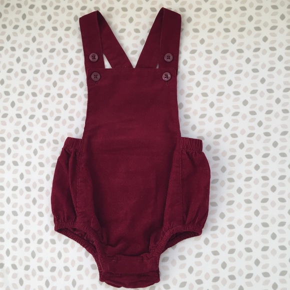 corduroy baby romper