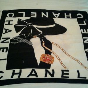 Vintage CHANEL silk scarf