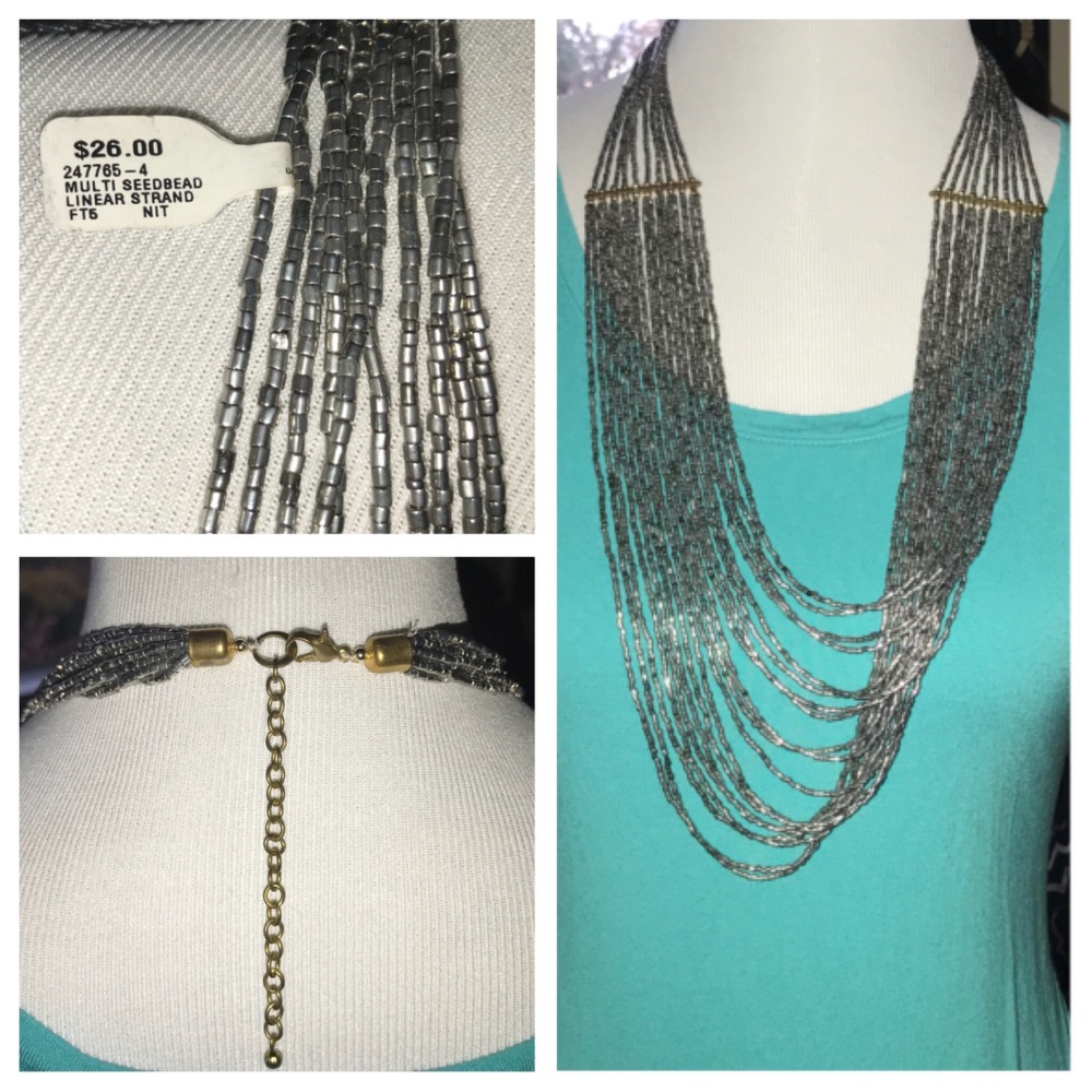 Two-tone Beaded Necklace