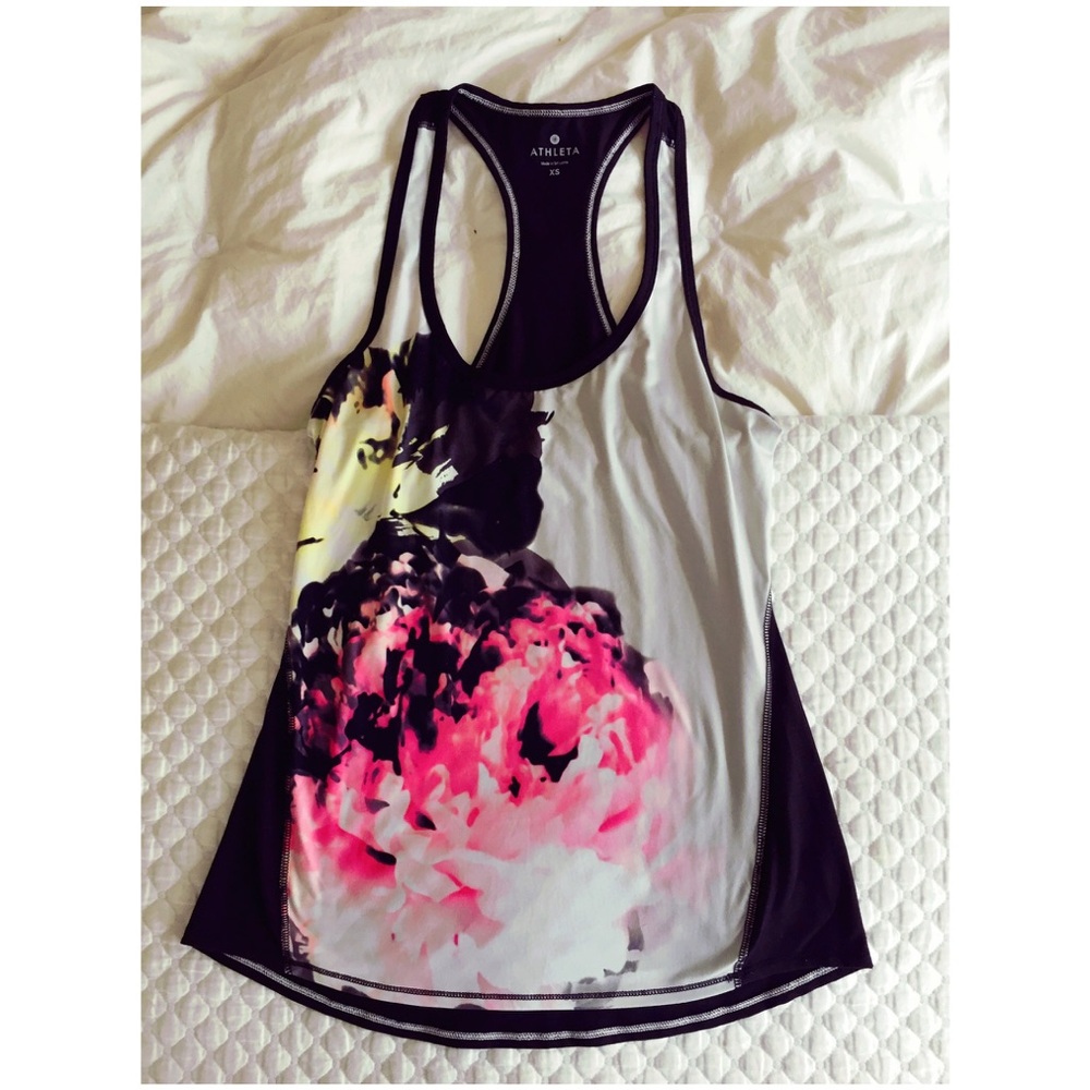 Athleta Women's Chai Tank Blossom Print-Pink