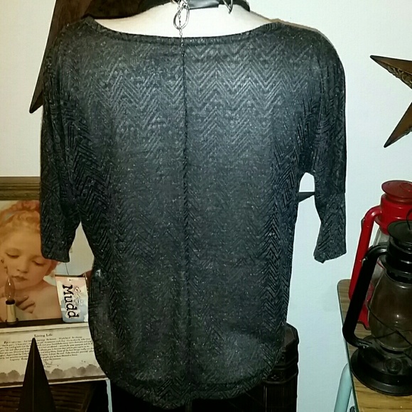 ☆ BNWT MUDD Black see through Top ☆ - Picture 2 of 3