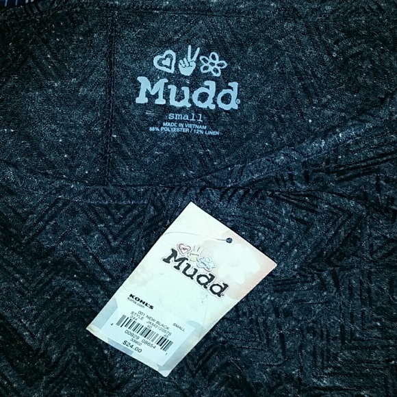 ☆ BNWT MUDD Black see through Top ☆ - Picture 3 of 3
