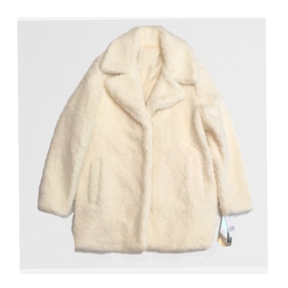 ๐HP๐ Plush Faux Fur Collared COAT Jacket - Picture 7 of 7