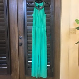 Vince Camuto green jumpsuit size small