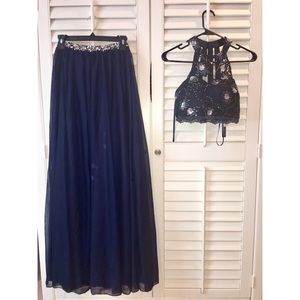 Two Piece Prom Dress