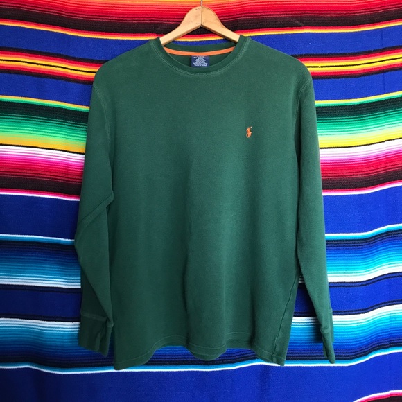 SALEPolo Thermal Waffle Knit Long Sleeve Tee Men’s - Picture 2 of 5