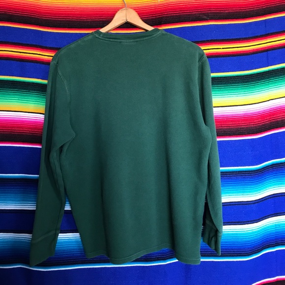 SALEPolo Thermal Waffle Knit Long Sleeve Tee Men’s - Picture 5 of 5