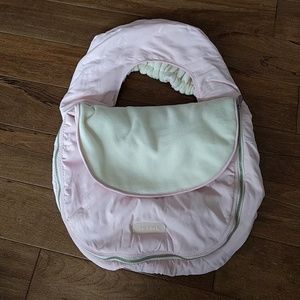 Pink carseat cover